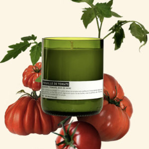 Bougie parfumée - Feuille de tomate - Q de bouteilles