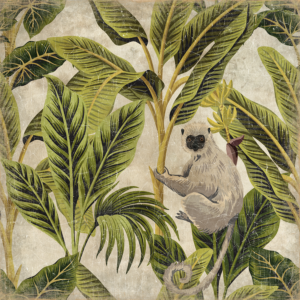 Panneau Ouistiti Feuilles - Alfonz