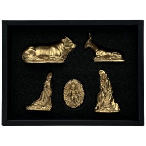 Crèche en cire - or - Ciergerie des Prémontrés