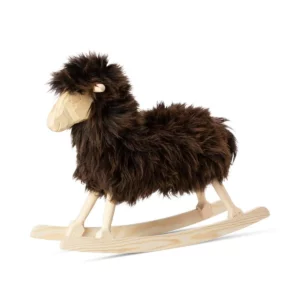 Mouton à bascule en peau de mouton - Natures Collection