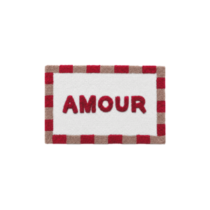 Tapis amour rouge