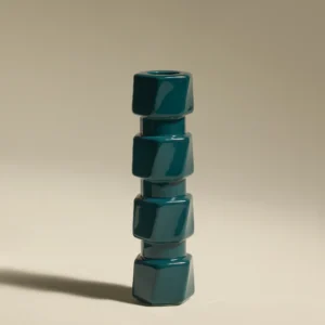 Bougeoir Colonna bleu Sarah GM
